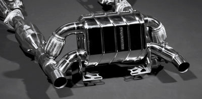 Ferrari F430 Scuderia/16M - Valved Exhaust, Cat Spares + Heat Protection