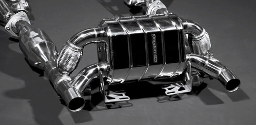 Ferrari F430 Scuderia/16M - Valved Exhaust, Cat Spares + Heat Protection