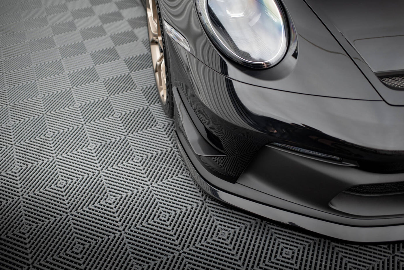 Porsche 911 (992) GT3 Front Canards — vehicle view