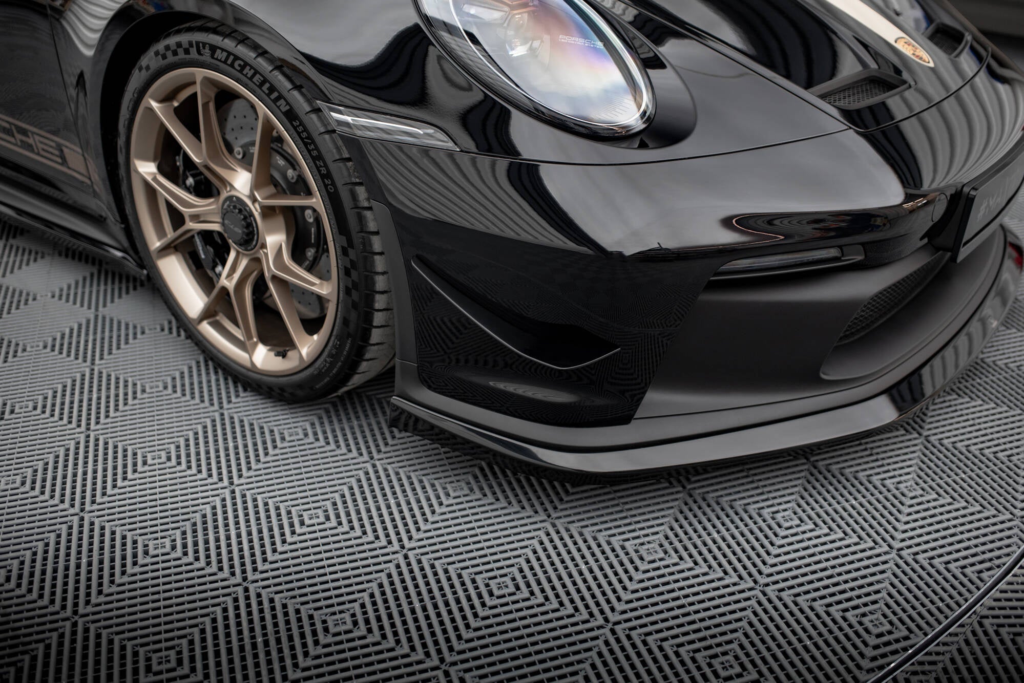 Porsche 911 (992) GT3 Front Canards — vehicle view