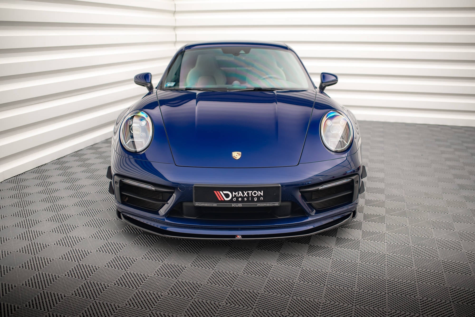 Porsche 911 (992) Carrera Aero Front Canards — vehicle view