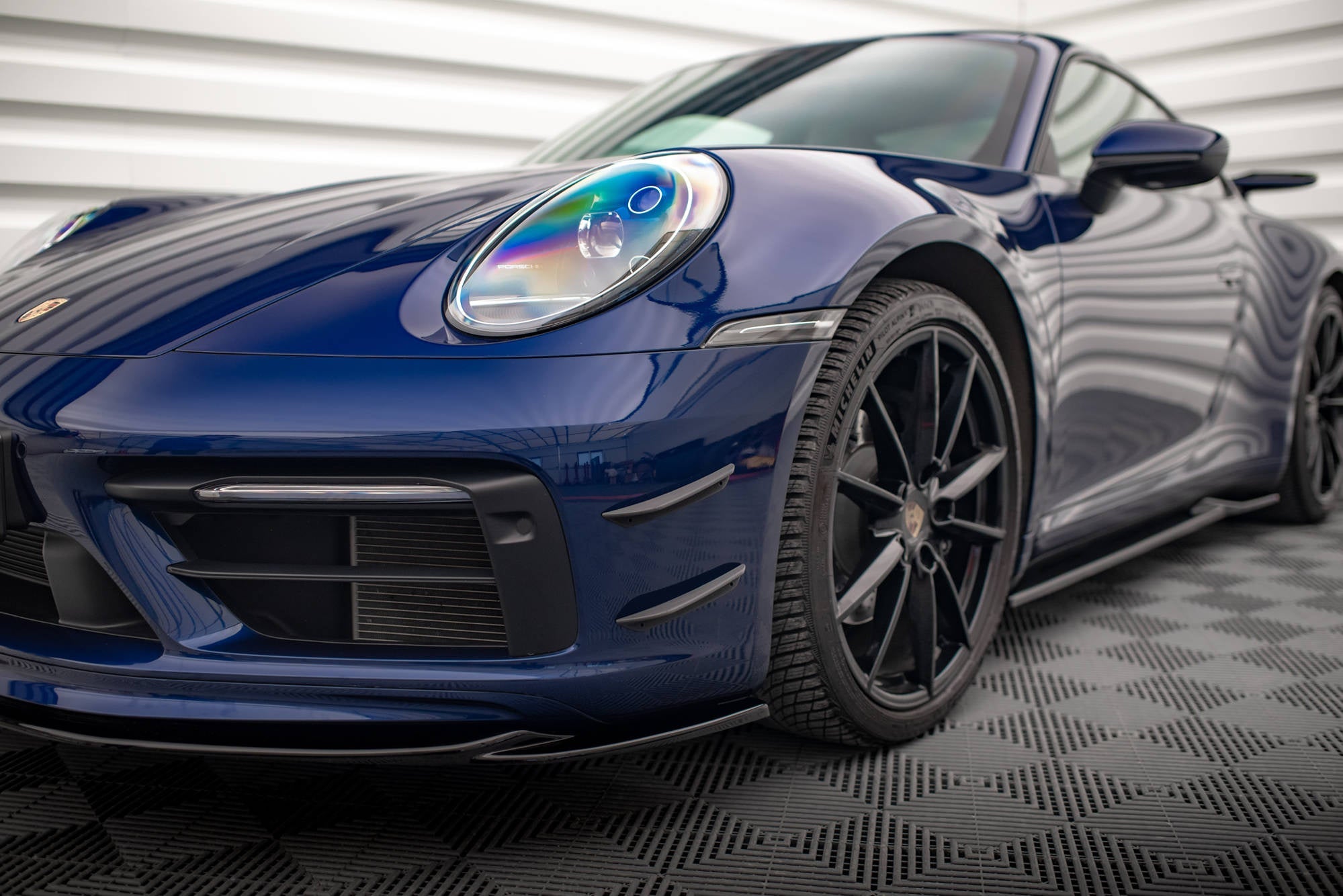 Porsche 911 (992) Carrera Aero Front Canards — vehicle view