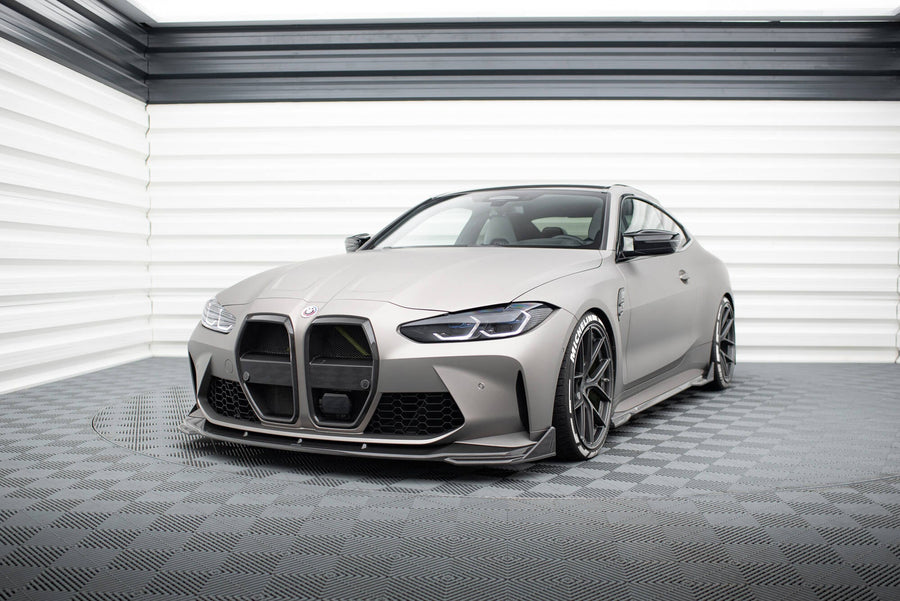 BMW M4 (G82) Carbon Fiber Front Flaps — vehicle view