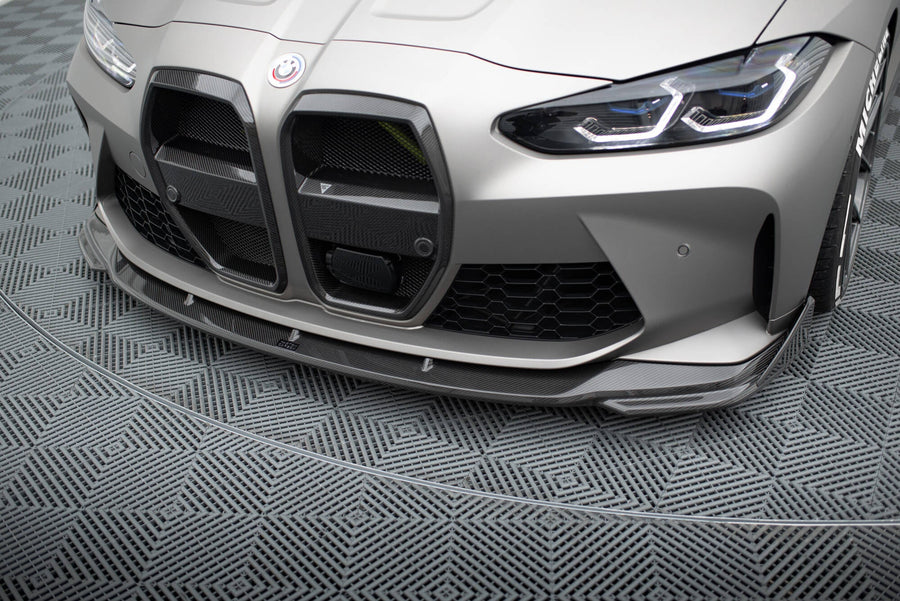 BMW M4 (G82) Carbon Fiber Front Flaps — vehicle view