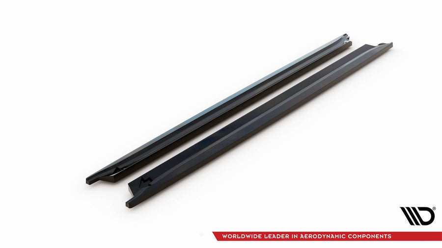 Porsche 718 Cayman Side Skirt Diffusers — vehicle view