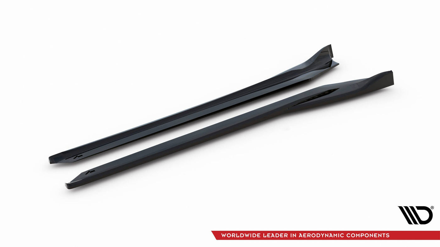 Porsche 911 (997) Turbo Side Skirt Diffusers — vehicle view