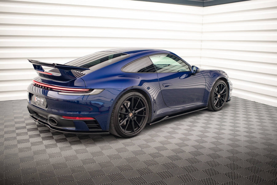 Porsche 911 (992) Carrera Aero / GTS Side Skirt Diffusers V1 — vehicle view