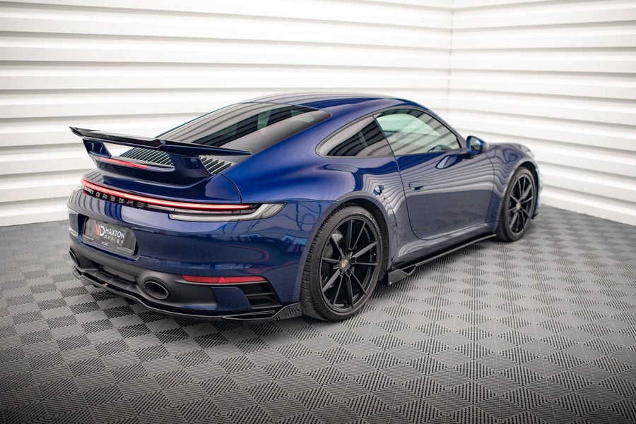 Porsche 911 (992) Carrera Aero / GTS Side Skirt Diffusers V2 — vehicle view
