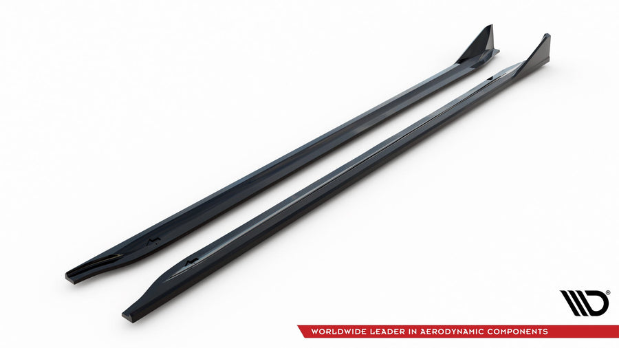 BMW M3 (G80) Side Skirt Diffusers V3 CSL Look — vehicle view