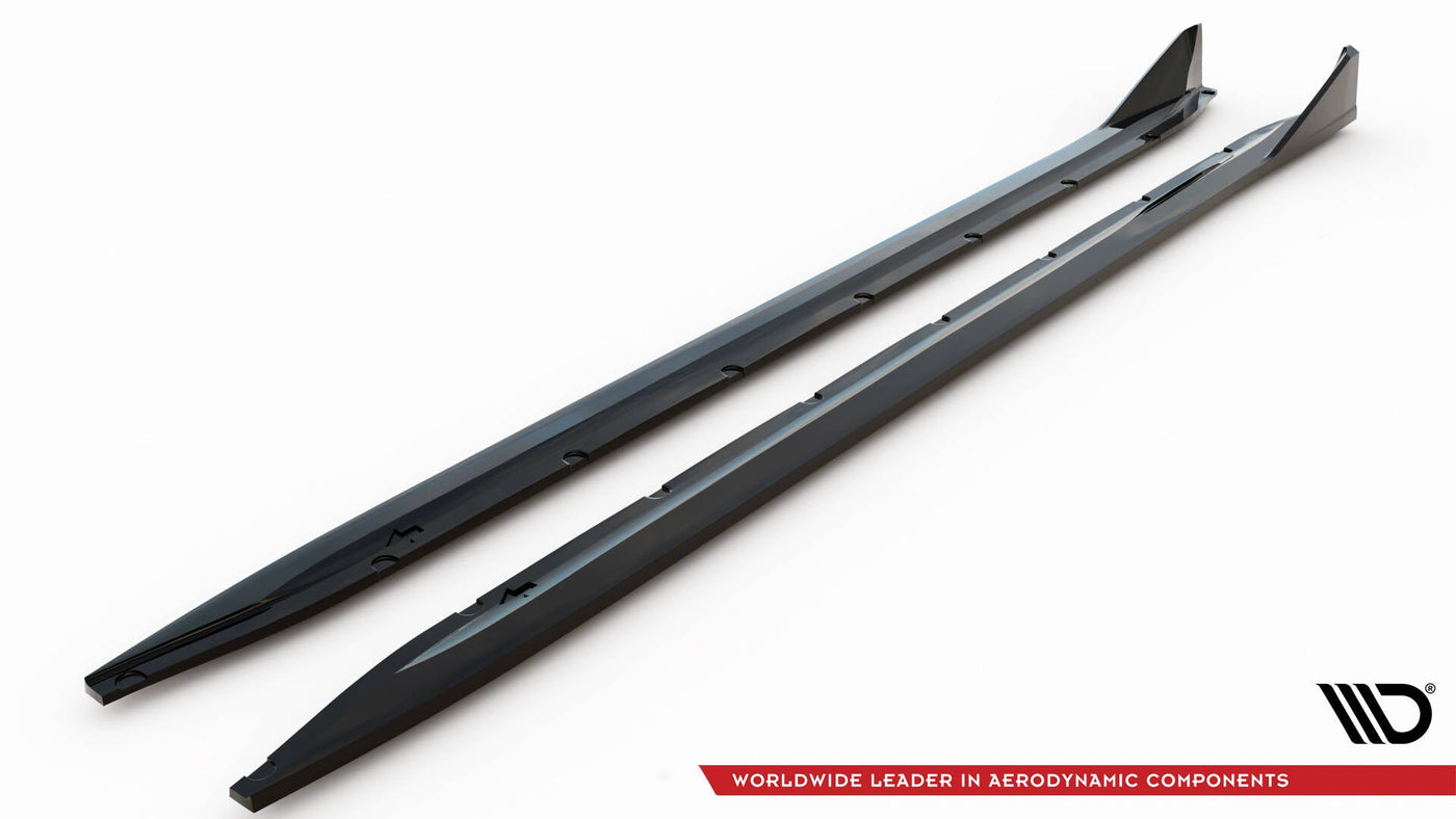 BMW M4 (G82) Side Skirt Diffusers V3 CSL Look — vehicle view