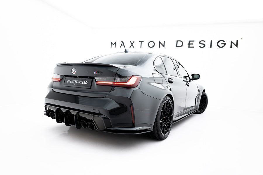 BMW M4 (G82) Street Pro Rear Diffuser, white-background studio