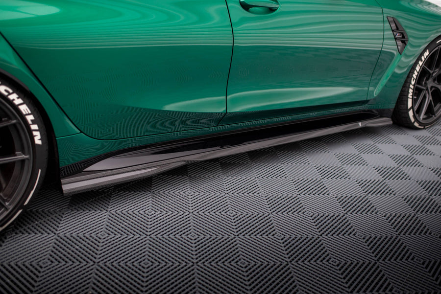 BMW M3 (G80) Carbon Fiber Side Skirts — vehicle view