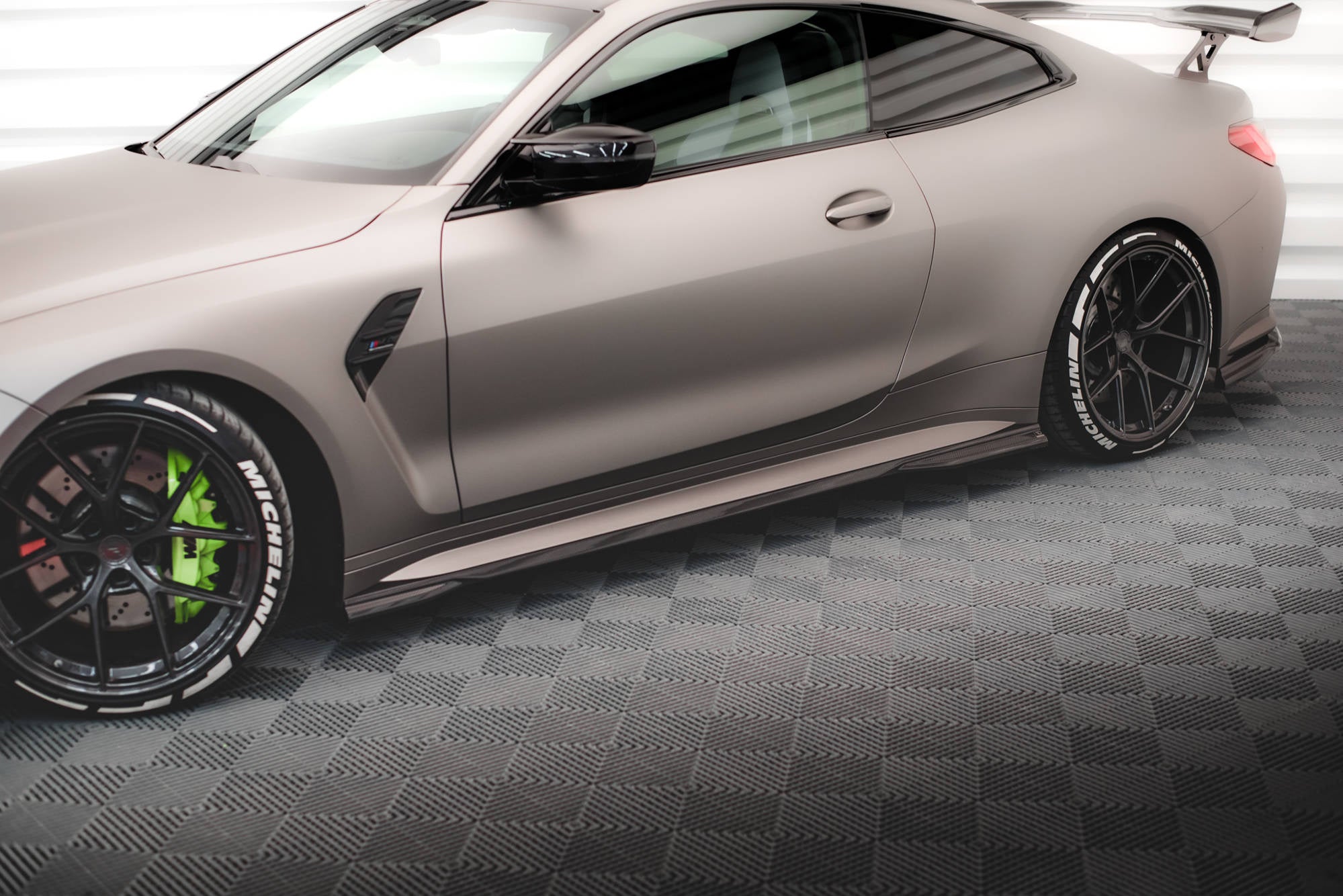 BMW M4 (G82) Carbon Fiber Side Skirts — vehicle view