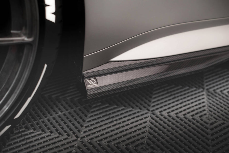 BMW M4 (G82) Carbon Fiber Side Skirts — vehicle view