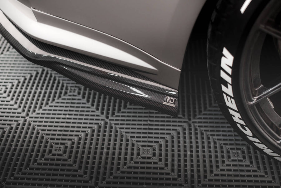 BMW M4 (G82) Carbon Fiber Rear Side Splitters — vehicle view