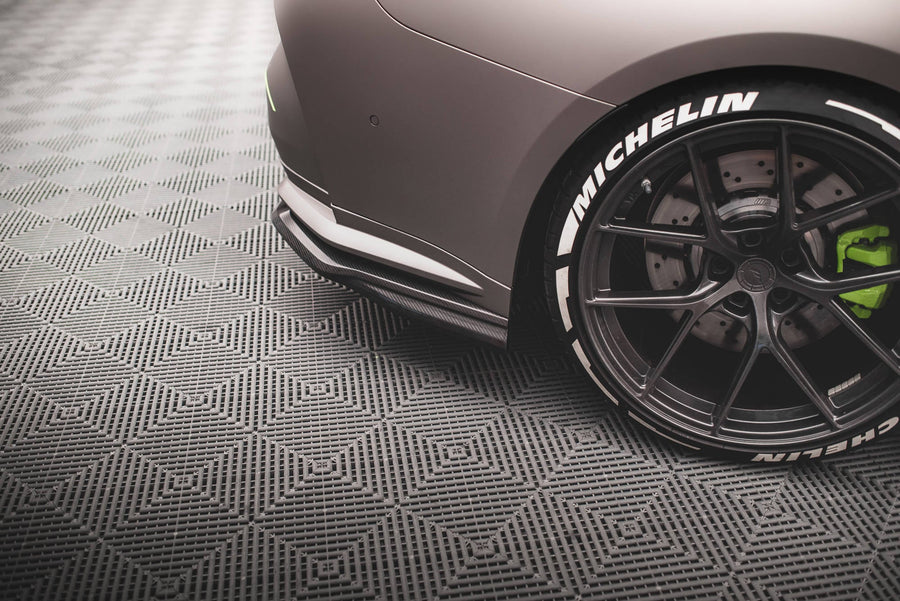 BMW M4 (G82) Carbon Fiber Rear Side Splitters — vehicle view