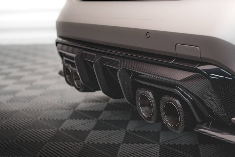 BMW M3 (G80) Carbon Fiber Rear Diffuser — vehicle view