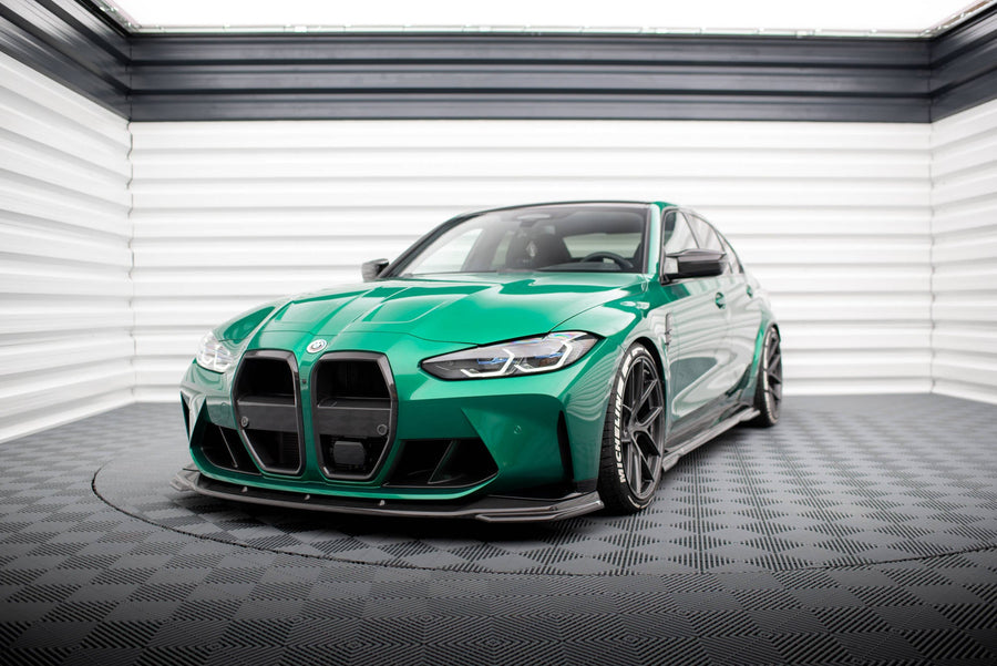 BMW M3 (G80) / M4 (G82) Carbon Fiber Front Grille — vehicle view