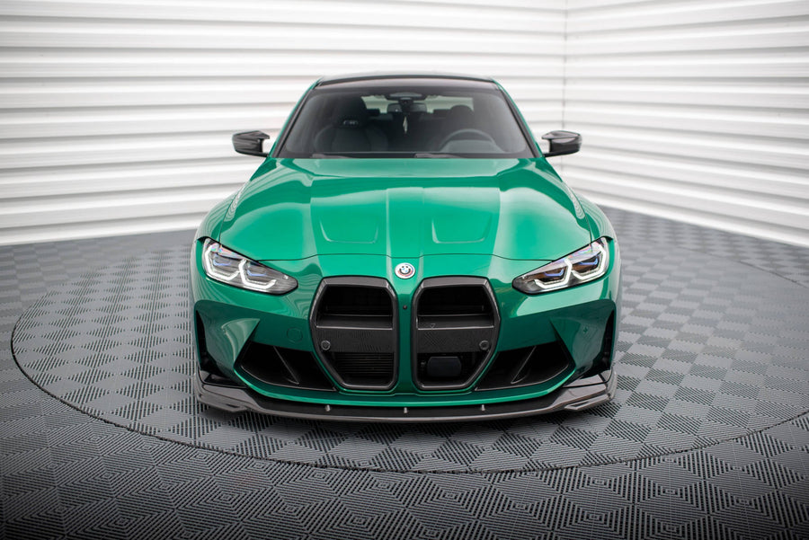 BMW M3 (G80) Carbon Fiber Full Splitter Set — vehicle view