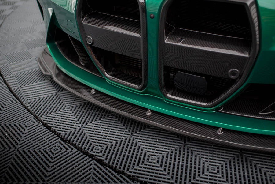 BMW M3 (G80) Carbon Fiber Full Splitter Set — vehicle view