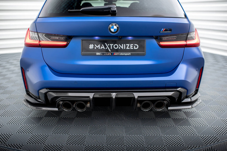 BMW M3 Touring (G81) Carbon Fiber Full Splitter Set — product view