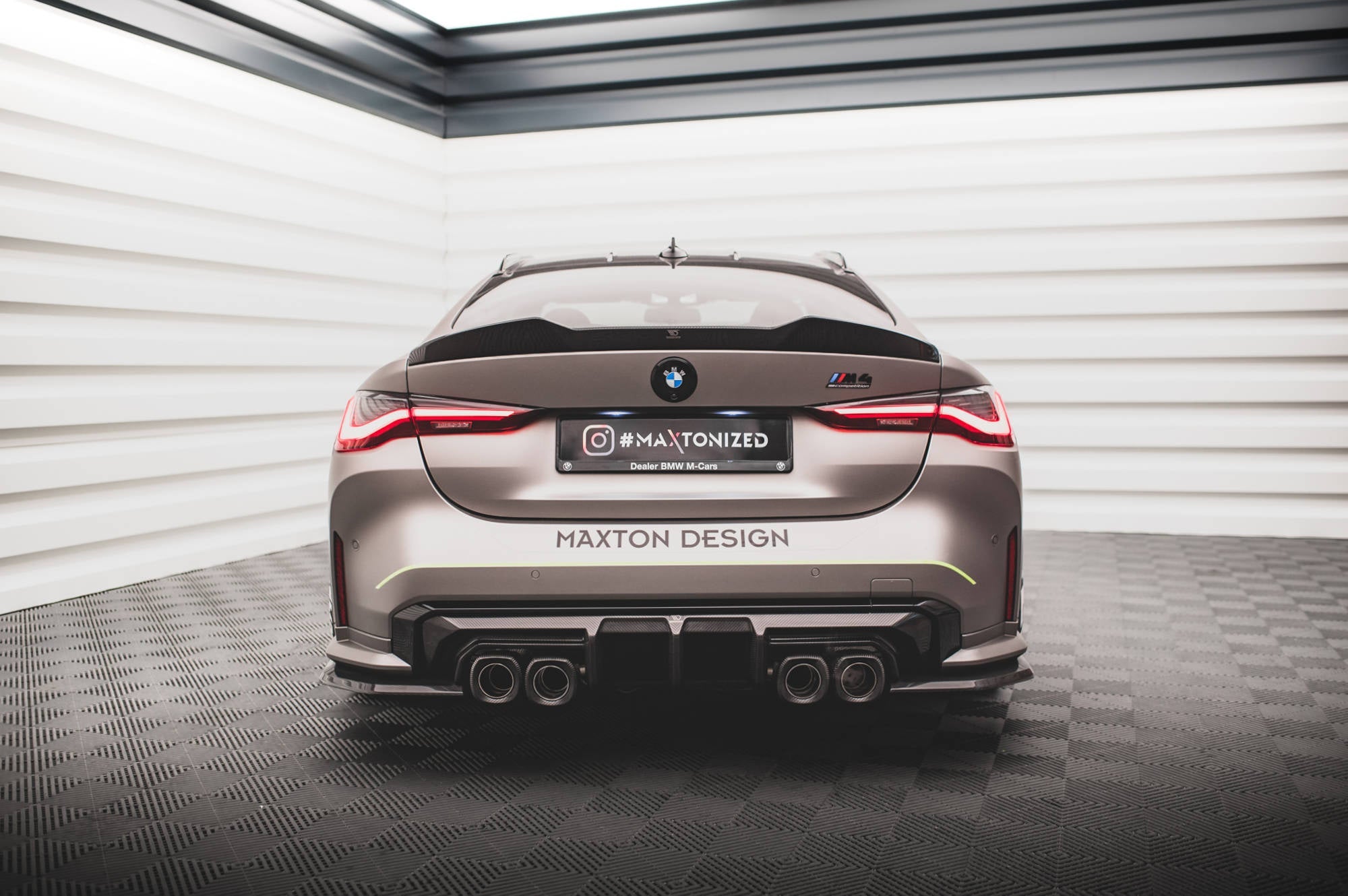 BMW M4 (G82) Carbon Fiber Full Splitter Set — product view
