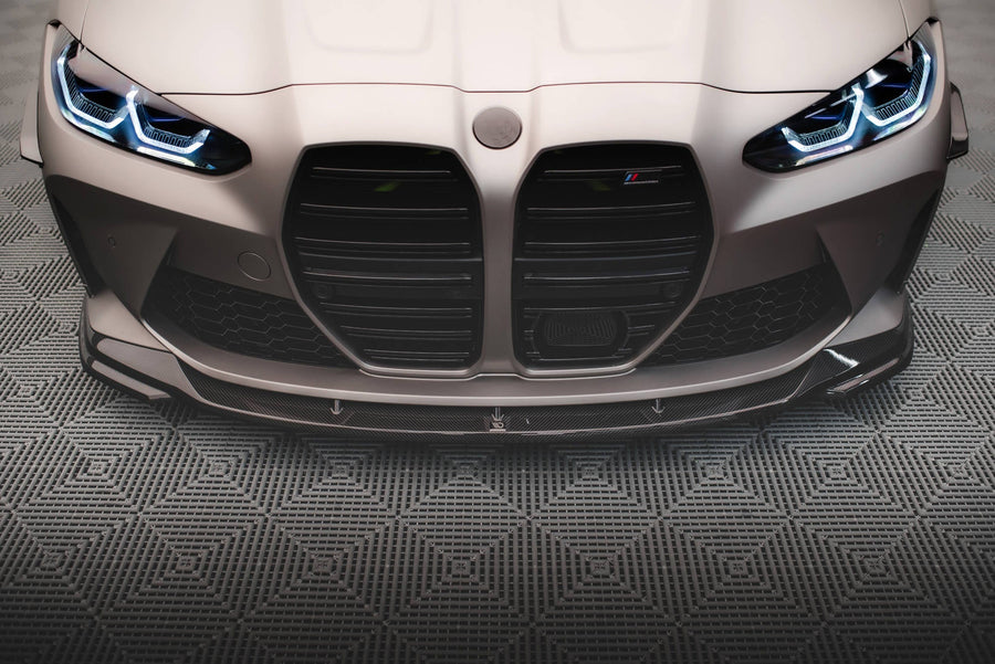 BMW M4 (G82) Carbon Fiber Front Splitter V2 — vehicle view