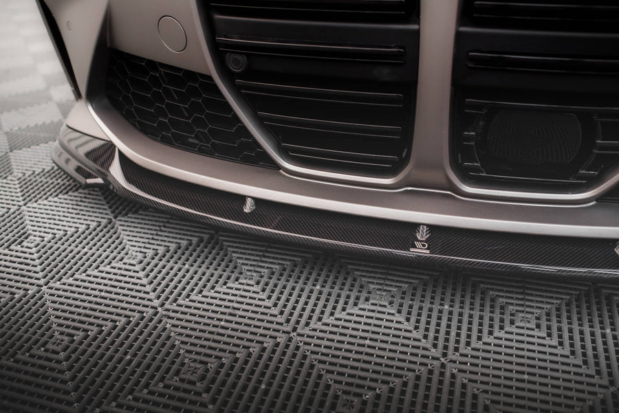 BMW M4 (G82) Carbon Fiber Front Splitter V2 — vehicle view