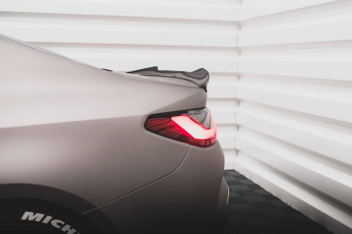 BMW M4 (G82) Carbon Fiber Tailgate Spoiler — vehicle view