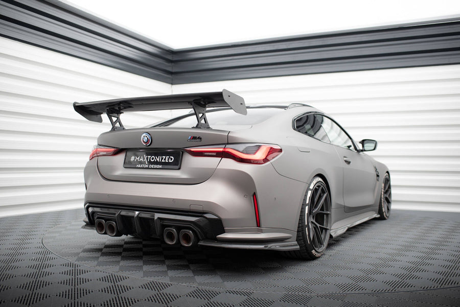 BMW M4 (G82) Carbon Rear Wing — Internal Bracket Mount — vehicle view