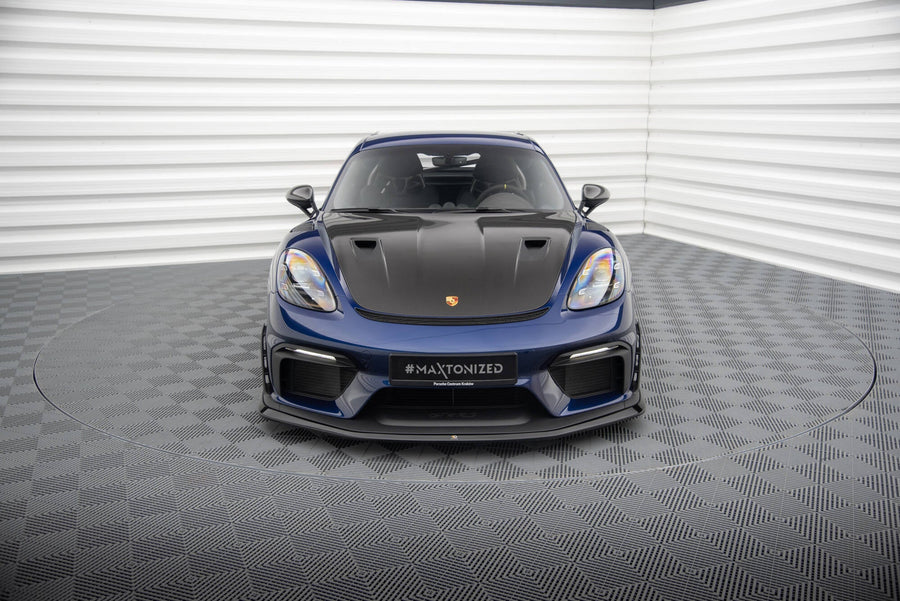 Porsche 718 Cayman GT4 RS Front Splitter — vehicle view