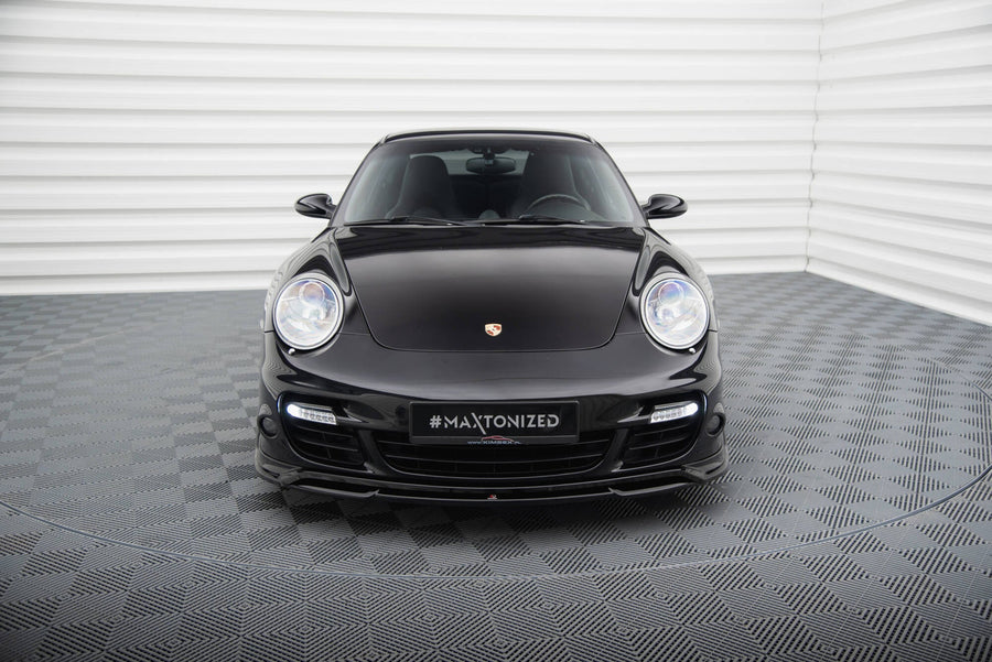 Porsche 911 (997) Turbo Front Splitter — vehicle view