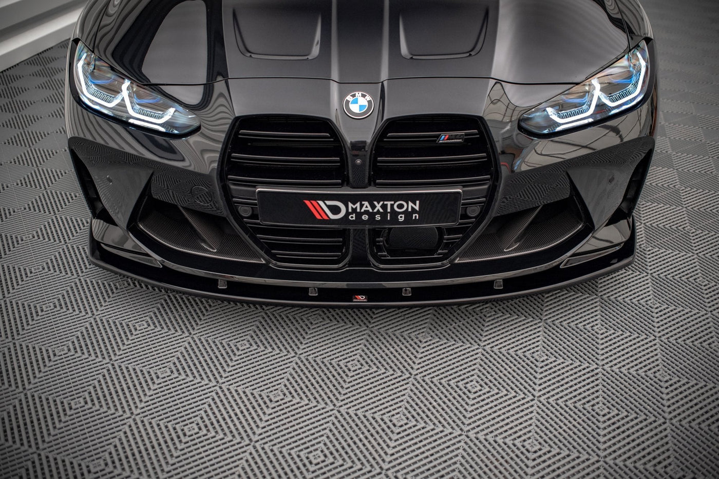 BMW M3 (G80) / M4 (G82) Front Splitter V1 — vehicle view