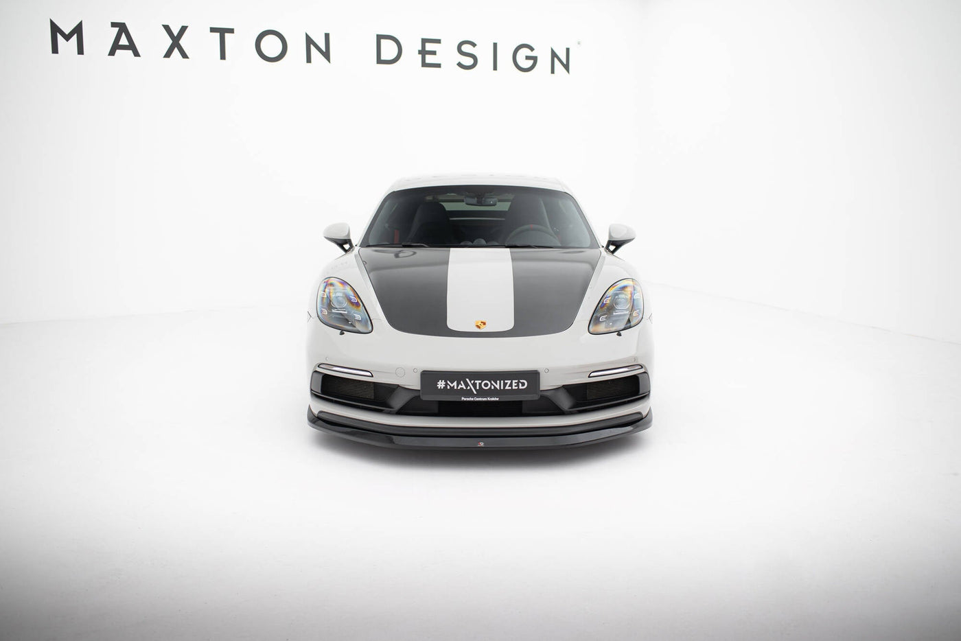 Porsche 718 Cayman / Boxster GTS Front Splitter V1 — vehicle view