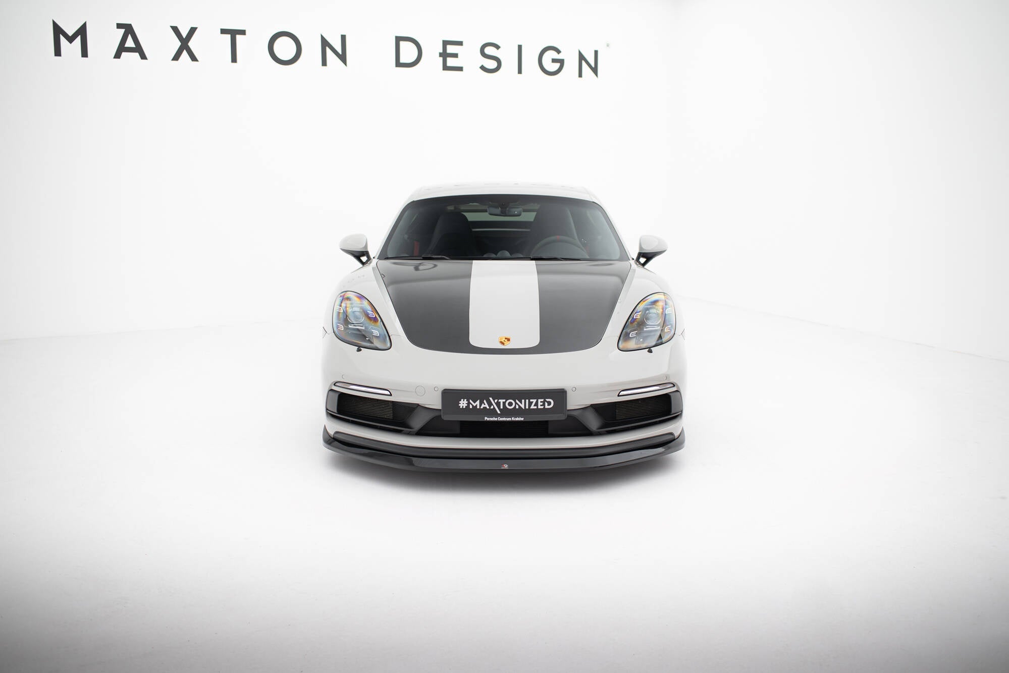 Porsche 718 Cayman / Boxster GTS Front Splitter V1 — vehicle view