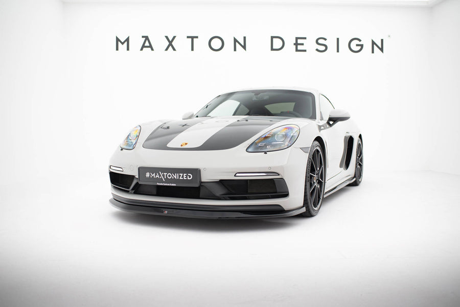 Porsche 718 Cayman / Boxster GTS Front Splitter V1 — vehicle view