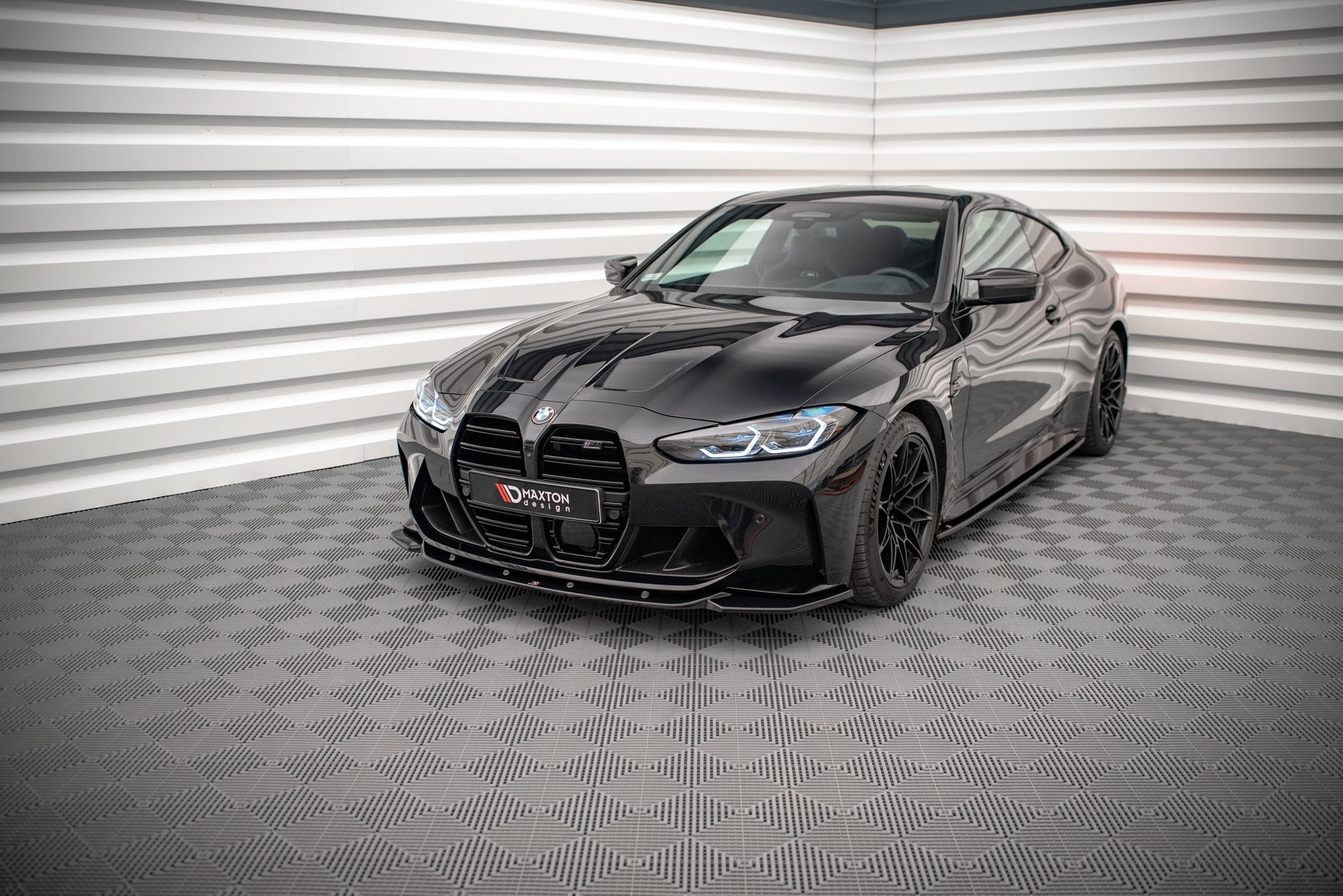 BMW M3 (G80) / M4 (G82) Front Splitter V2 — vehicle view