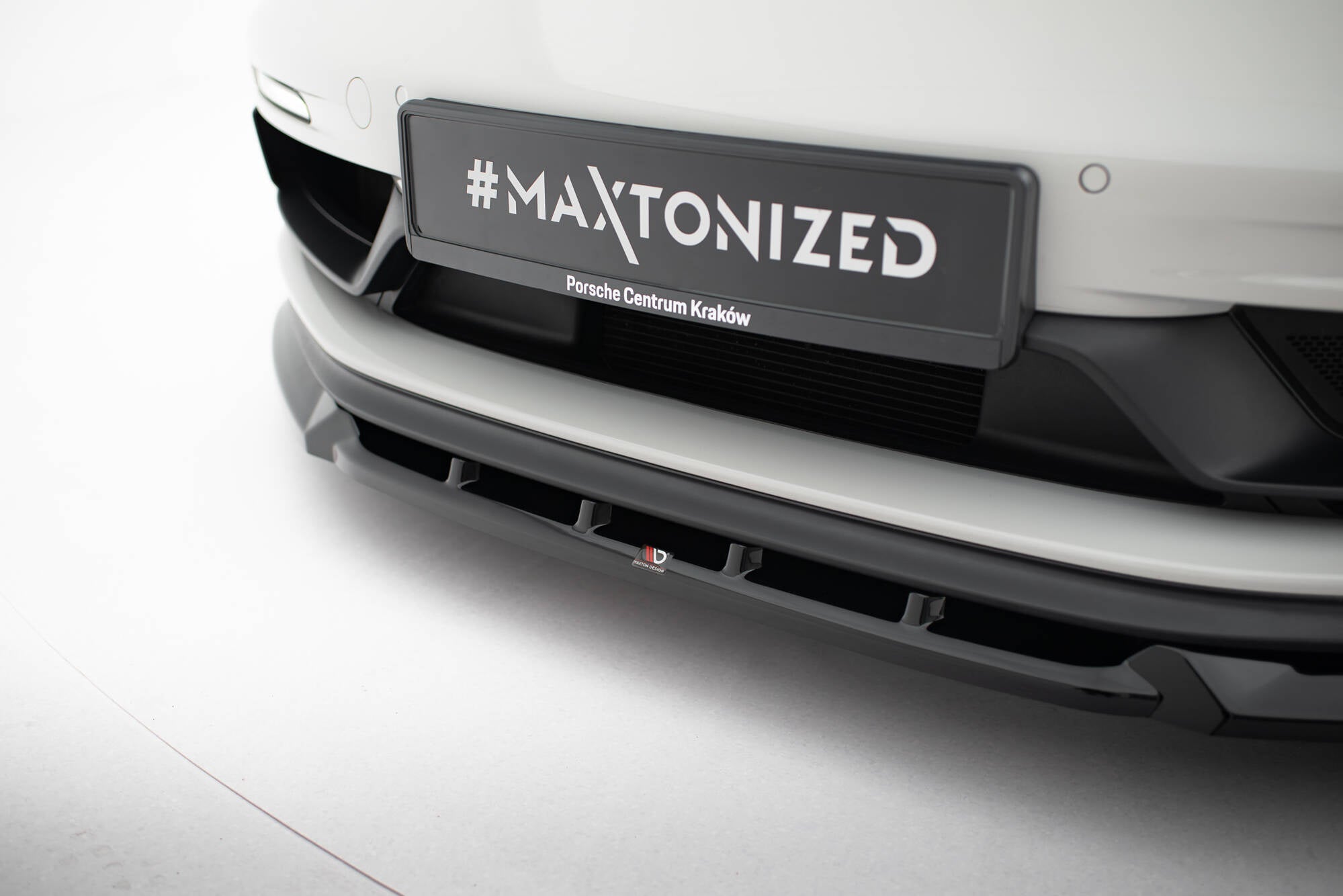 Porsche 718 Cayman / Boxster GTS Front Splitter V2 — vehicle view