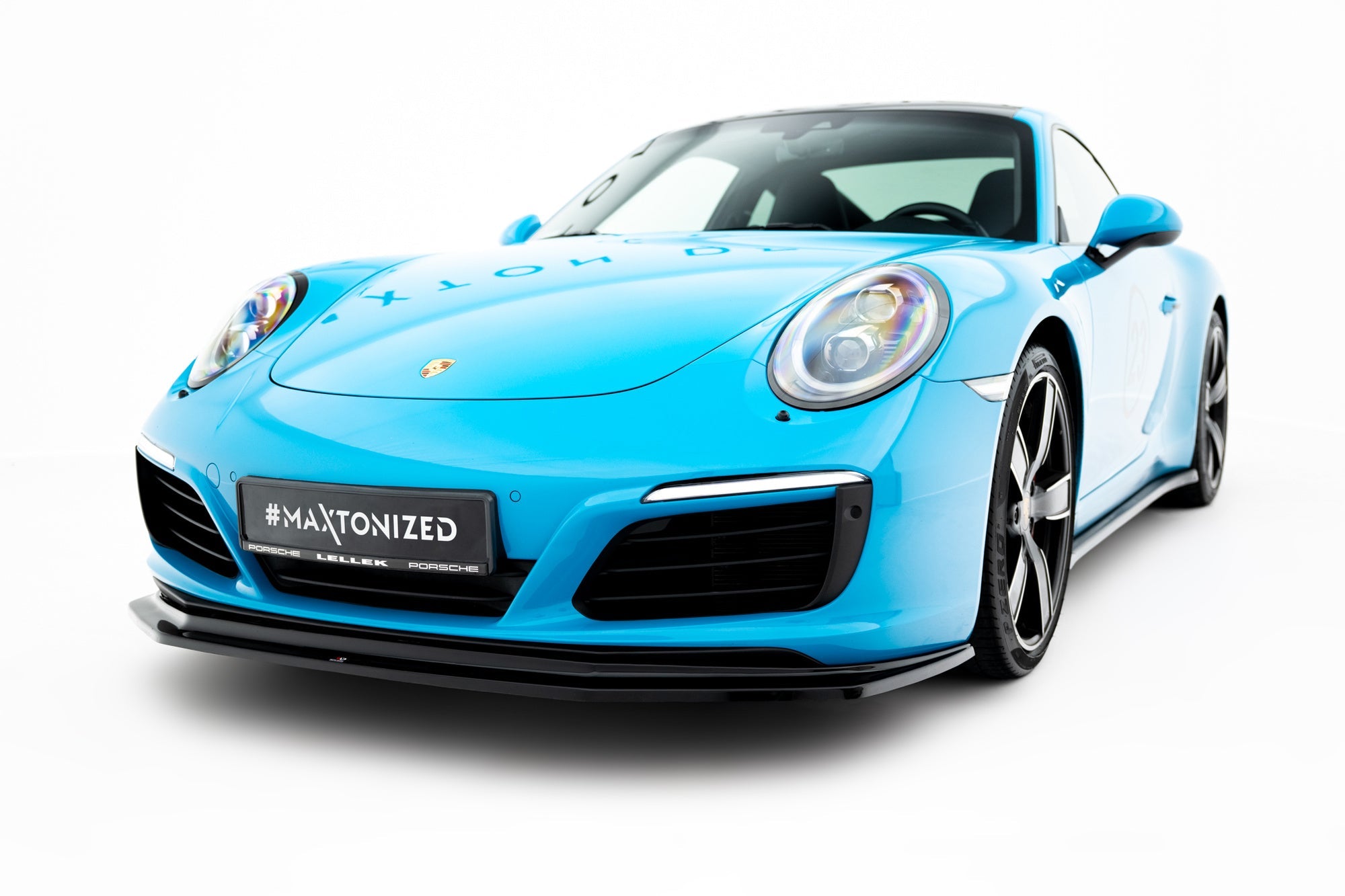 Porsche 911 (991.2) Carrera Front Splitter V2 — vehicle view