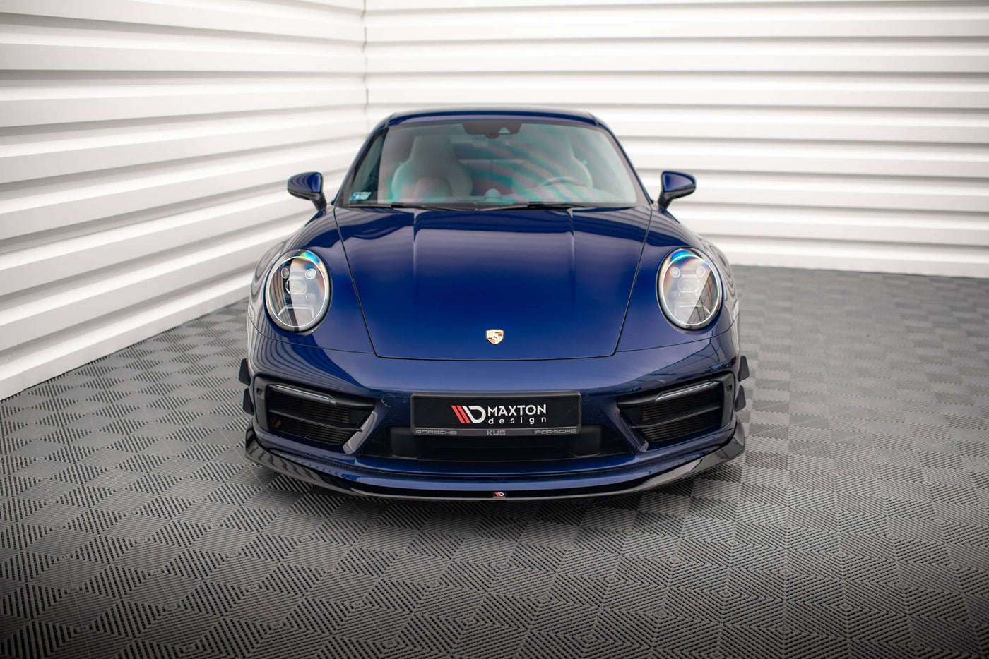 Porsche 911 (992) Carrera Aero / GTS Front Splitter V2 — vehicle view