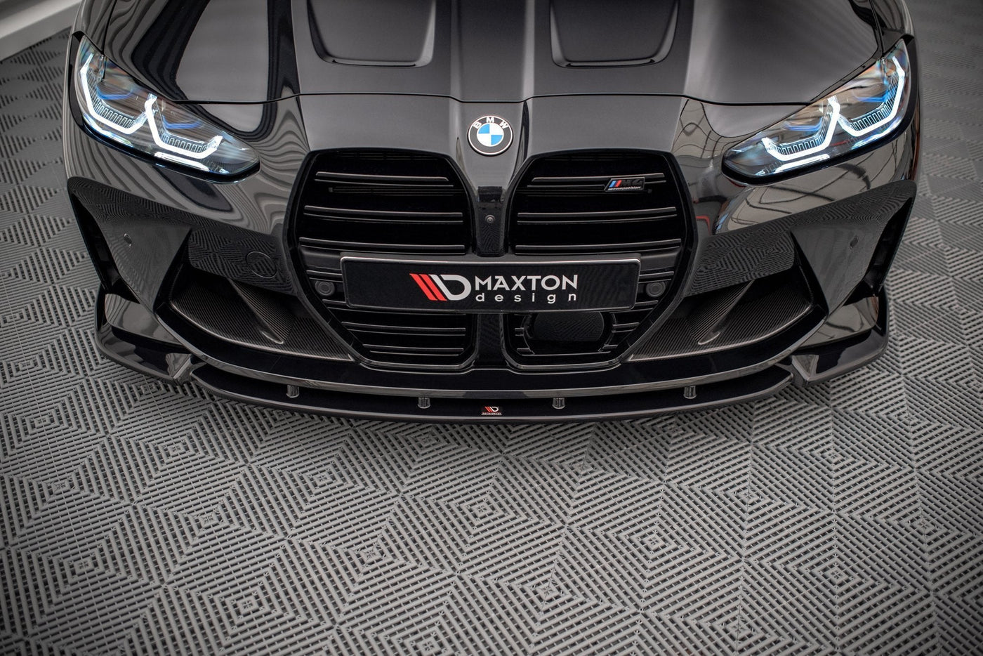 BMW M3 (G80) / M4 (G82) Front Splitter V3 — vehicle view