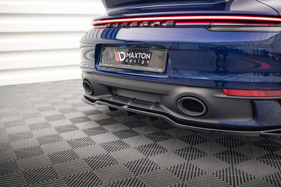 Porsche 911 (992) Carrera Aero / GTS Rear Splitter V2 — vehicle view