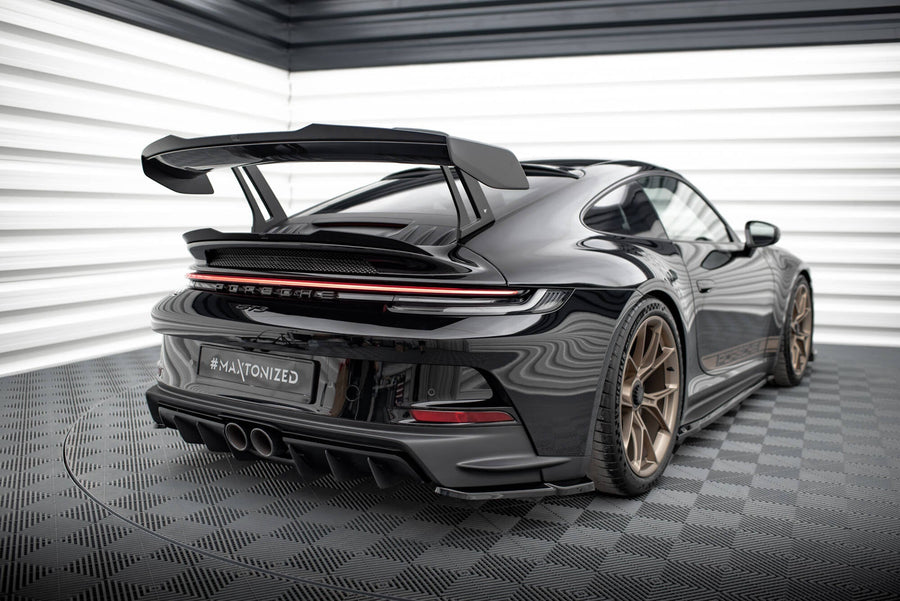 Porsche 911 (992) GT3 Rear Side Splitters — vehicle view