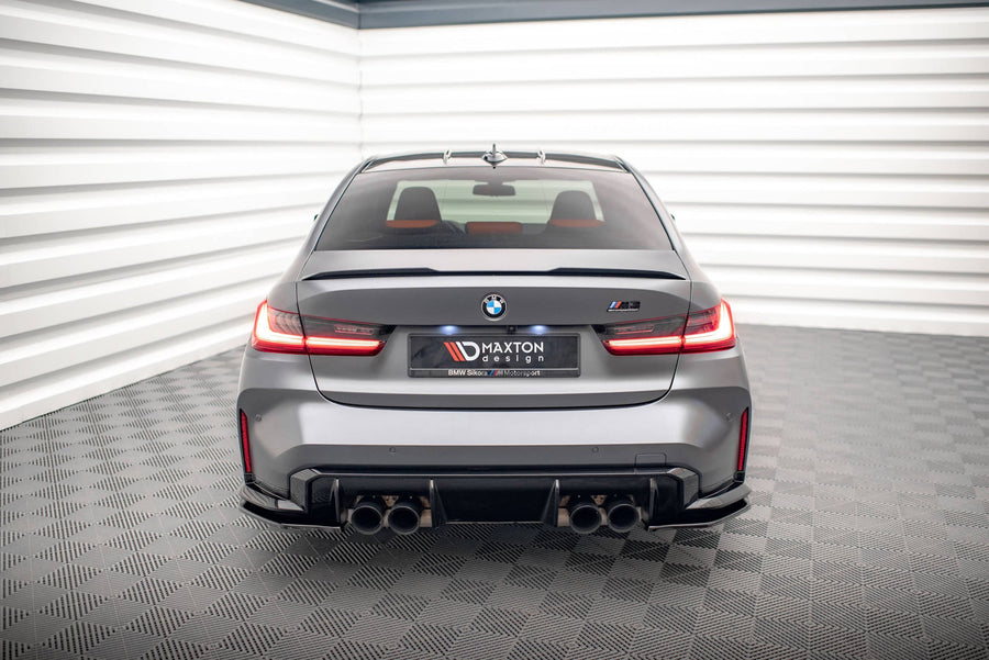 BMW M3 (G80) Rear Side Splitters V2 — vehicle view
