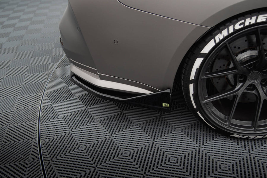 BMW M4 (G82) Rear Side Splitters V3 CSL Look — vehicle view