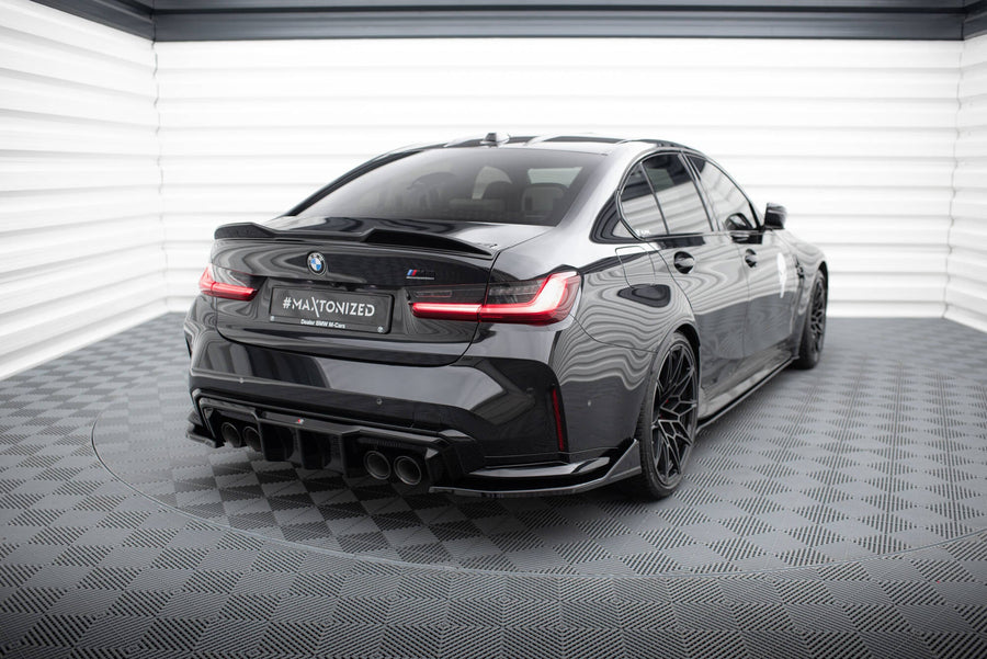 BMW M3 (G80) Rear Side Splitters V6 CSL Look — vehicle view