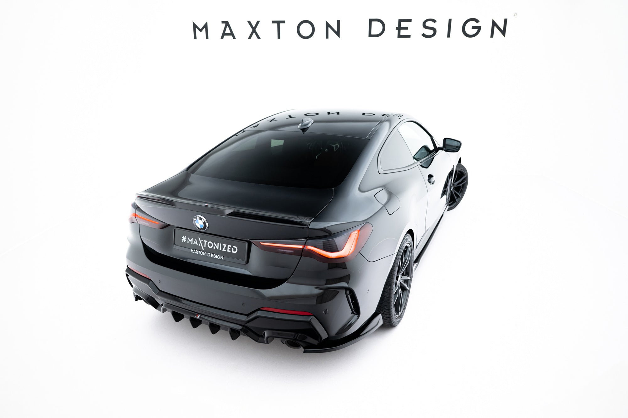 BMW M4 (G82) Spoiler Cap 3D — vehicle view