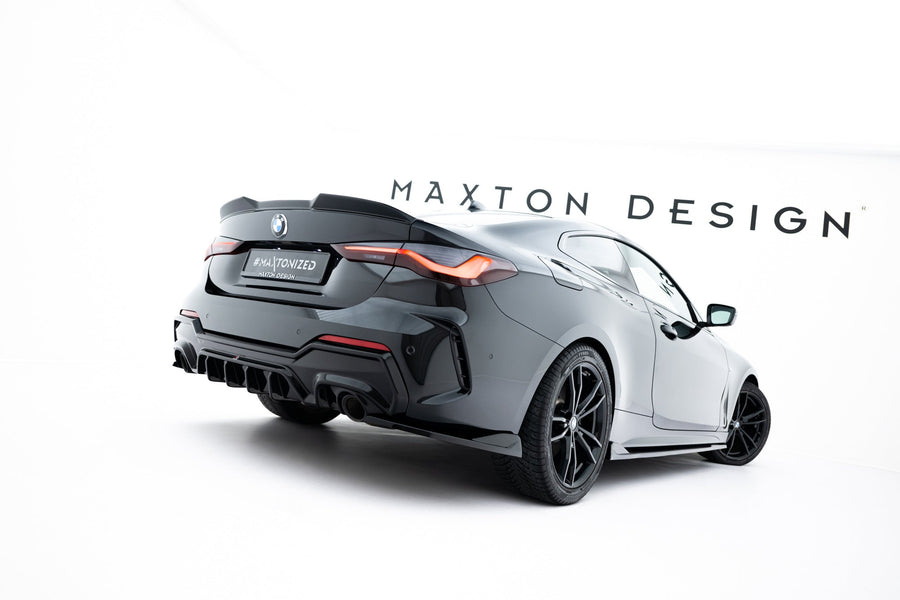 BMW M4 (G82) Spoiler Cap 3D — vehicle view