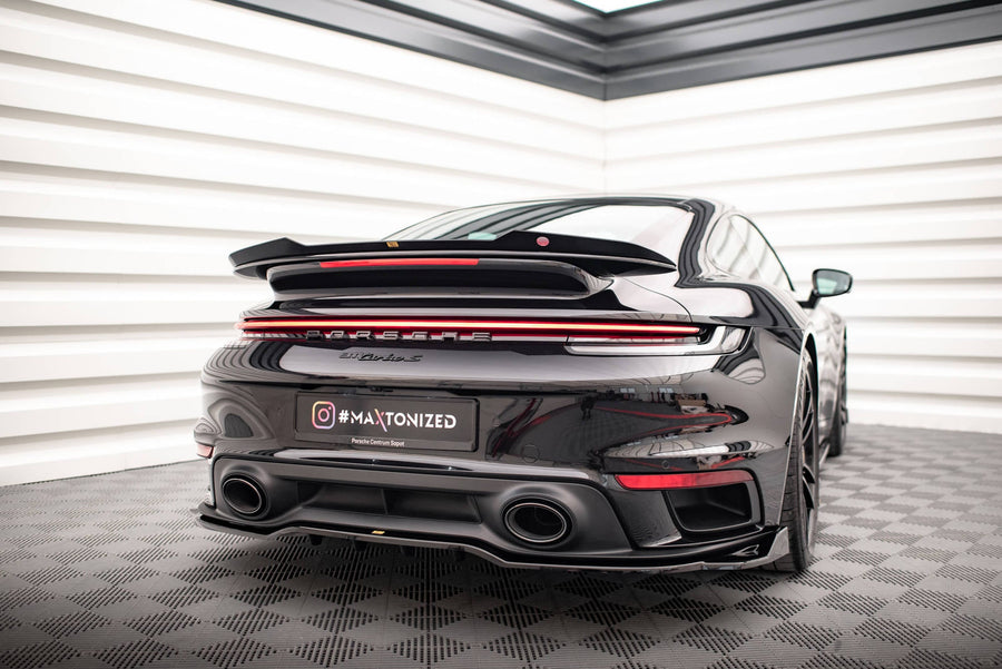 Porsche 911 (992) Turbo S Spoiler Cap — vehicle view