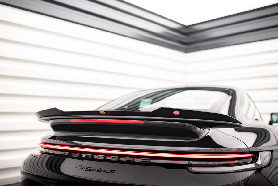 Porsche 911 (992) Turbo S Spoiler Cap — vehicle view